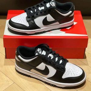 Men's Nike dunk Low Retro Black and White Panda Sneakers